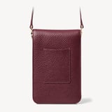 Duo Phone Crossbody Pouch Garnet Pebble