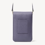 Duo Phone Crossbody Pouch Dusky Blue Pebble