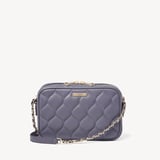 Alice Dusky Blue Quilted Nappa