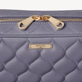 Alice Dusky Blue Quilted Nappa
