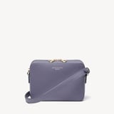 Camera Crossbody with Changeable Straps Dusky Blue Pebble