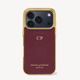 iPhone 18 Pro Case Garnet Pebble
