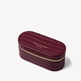 Handbag Tidy All Deep Shine Garnet Small Croc