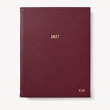 2027 A4 Day to Page Diary Garnet Pebble