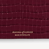 2027 A4 Week to View Diary Deep Shine Garnet Small Croc