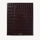2027 A4 Week to View Diary Deep Shine Amazon Brown Croc