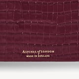 2027 A5 Day to Page Diary Deep Shine Garnet Small Croc