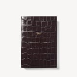 2027 A5 Day to Page Diary Deep Shine Amazon Brown Croc