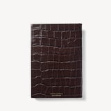2027 A5 Day to Page Diary Deep Shine Amazon Brown Croc