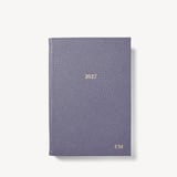 2027 A5 Day to Page Diary Dusky Blue Pebble