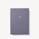2027 A5 Week to View Diary Dusky Blue Pebble