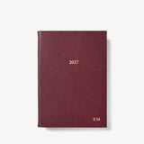 2027 A5 Week to View Diary Garnet Pebble