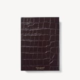 2027 A5 Week to View Diary Deep Shine Amazon Brown Croc