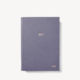 2027 A5 Week to View Diary Dusky Blue Pebble