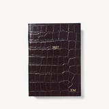 2027 A5 Week to View Diary Deep Shine Amazon Brown Croc