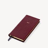 2027 Slim Pocket Diary Garnet Pebble