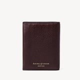 Heritage Double Fold Credit Card Holder Conker Pebble