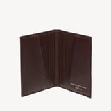 Heritage Double Fold Credit Card Holder Conker Pebble