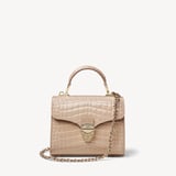 Mini Mayfair® Soft Taupe Patent Croc