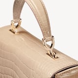 Mayfair® Soft Taupe Patent Croc