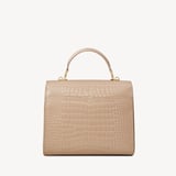 Mayfair® Soft Taupe Patent Croc
