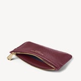 Ella Card & Coin Holder Garnet Pebble