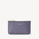 Ella Card & Coin Holder Dusky Blue Pebble
