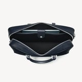 Mount Street Laptop Briefcase  Navy Saffiano