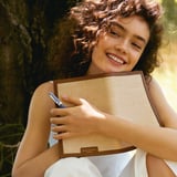 A5 Refillable Luxury Journal Natural Raffia & Smooth Tan