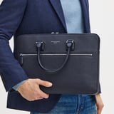 Connaught Folio Navy Pebble