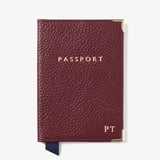 Passport Cover Garnet Pebble
