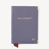Passport Cover Dusky Blue Pebble