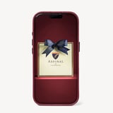iPhone 16 Pro Magnetic Card Case Garnet Pebble