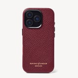 iPhone 16 Pro Magnetic Card Case Garnet Pebble