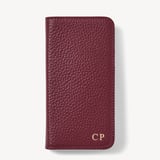 iPhone 16 Pro Magnetic Card Case Garnet Pebble