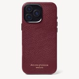 iPhone 16 Pro Max Magnetic Card Case Garnet Pebble