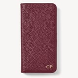 iPhone 16 Pro Max Magnetic Card Case Garnet Pebble