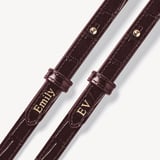 Midi Mayfair® Deep Shine Dark Amazon Brown Croc