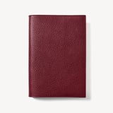 A5 Refillable Luxury Journal Garnet Pebble with Soft Suede Lining