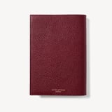 A5 Refillable Luxury Journal Garnet Pebble with Soft Suede Lining