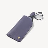 Glasses Case with Tab Dusky Blue Pebble