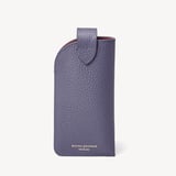 Glasses Case with Tab Dusky Blue Pebble