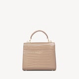 Midi Mayfair® Soft Taupe Patent Croc
