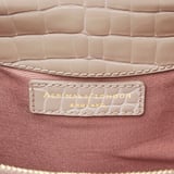 Midi Mayfair® Soft Taupe Patent Croc