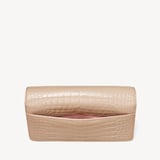 Mayfair®Clutch Soft Taupe Patent Croc
