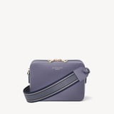 Camera Crossbody with Changeable Straps Dusky Blue Pebble