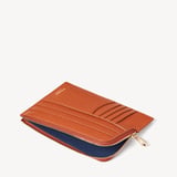 Zipped Travel Wallet Marmalade Pebble
