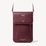 Duo Phone Crossbody Pouch Garnet Pebble