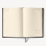 2027 A5 Day to Page Diary Deep Shine Navy Small Croc