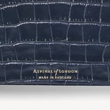 2027 A5 Day to Page Diary Deep Shine Navy Small Croc